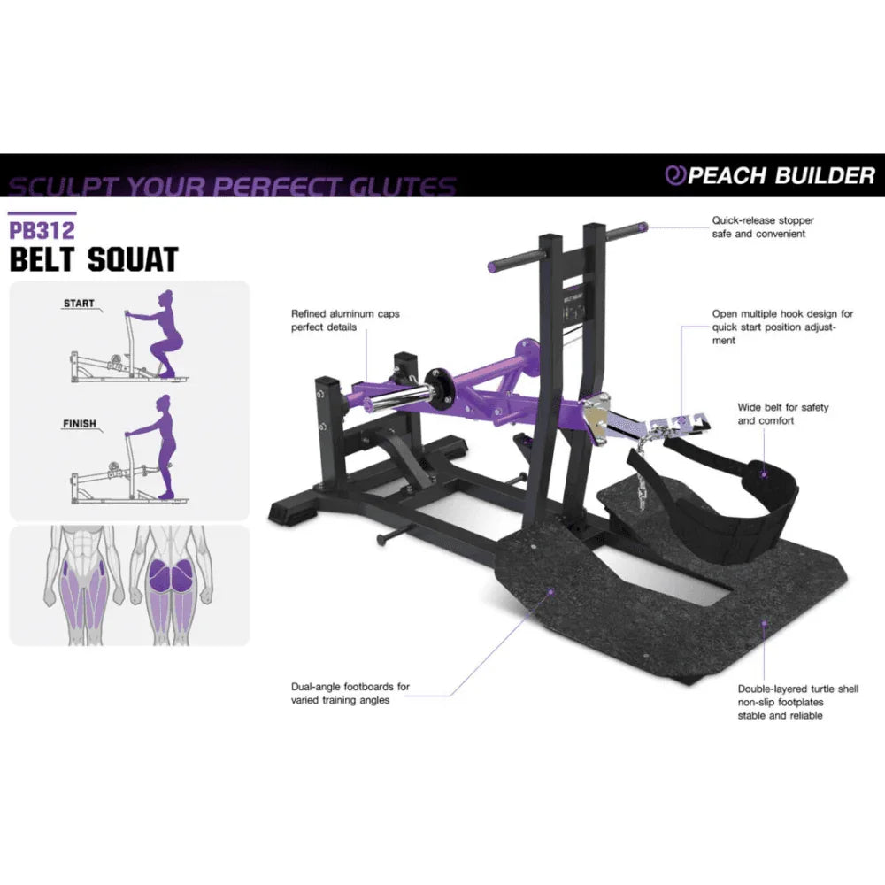 Belt Squat - Peach Builder